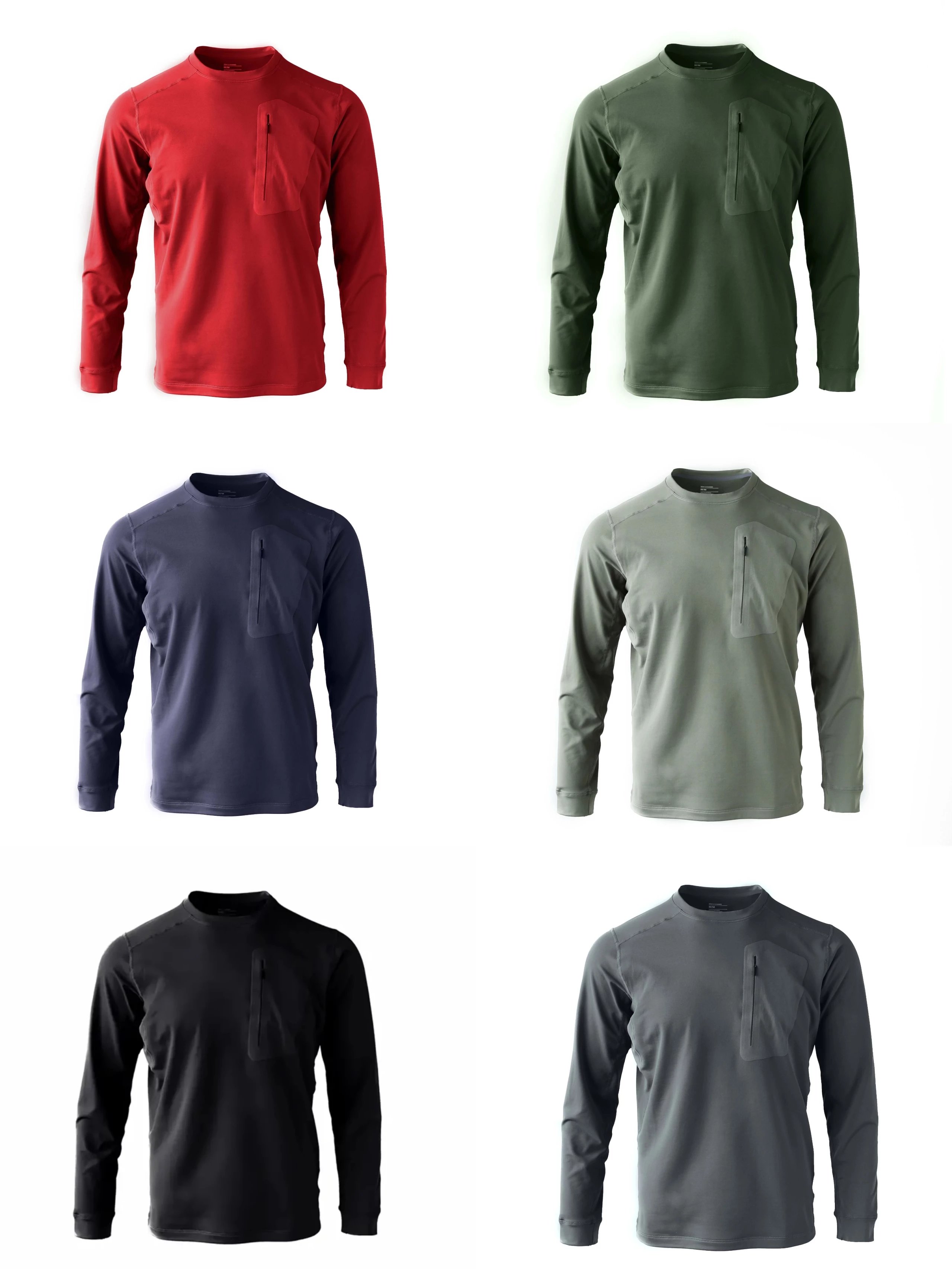 [Bird family flat for the bare board without label] fall and winter bottoming God City Functional Series LT Series heat storage warm fleece lining men's outdoor sports leisure long-sleeved tops