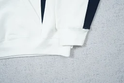 thumbnail for S Sweatshirt hoodie black and white cut 59B