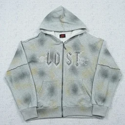 thumbnail for LO sweatshirt hoodie polka dot worn