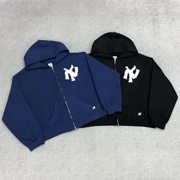 thumbnail for AK sweatshirt hoodie zipper NY print H564