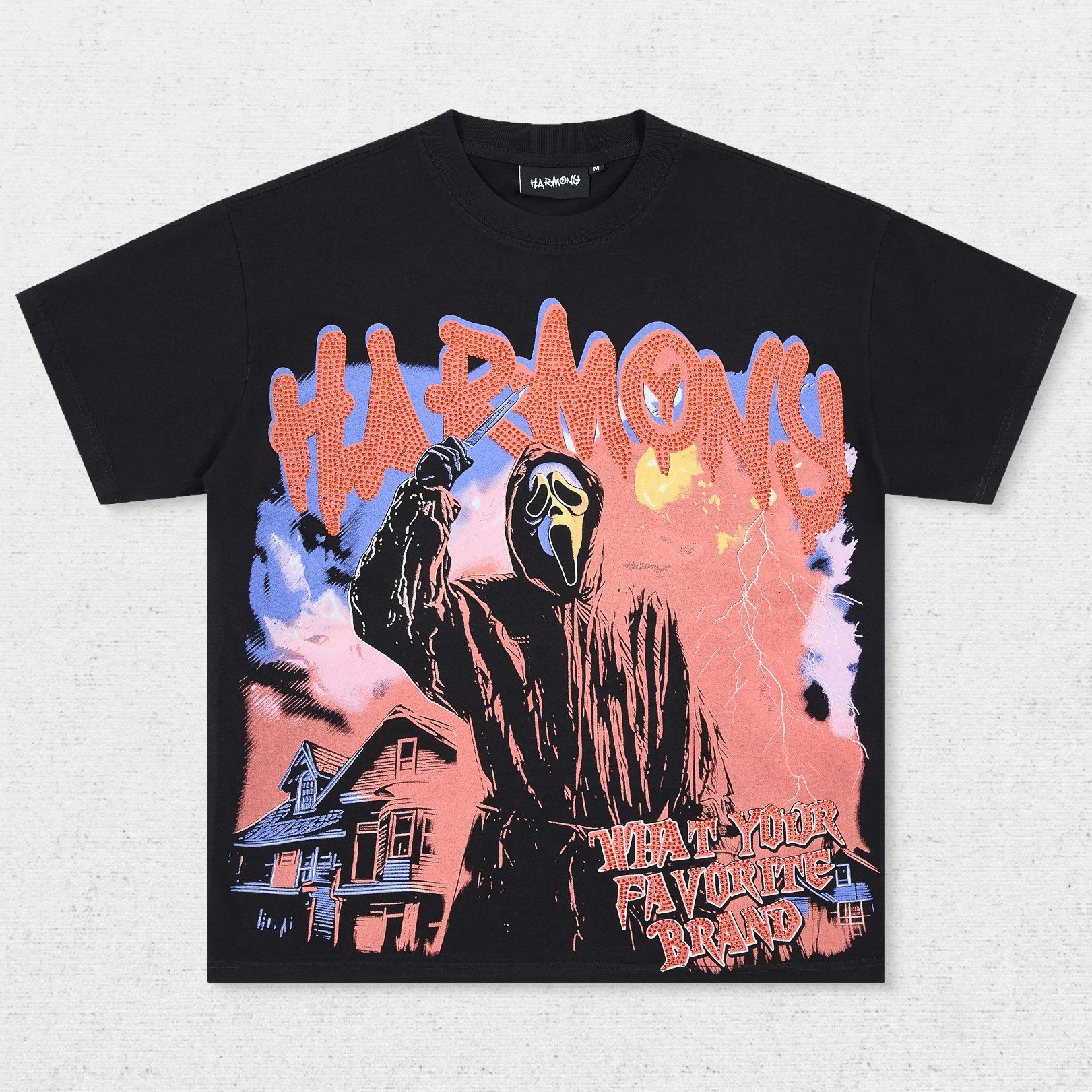 Ha Mask Character Print T-Shirt