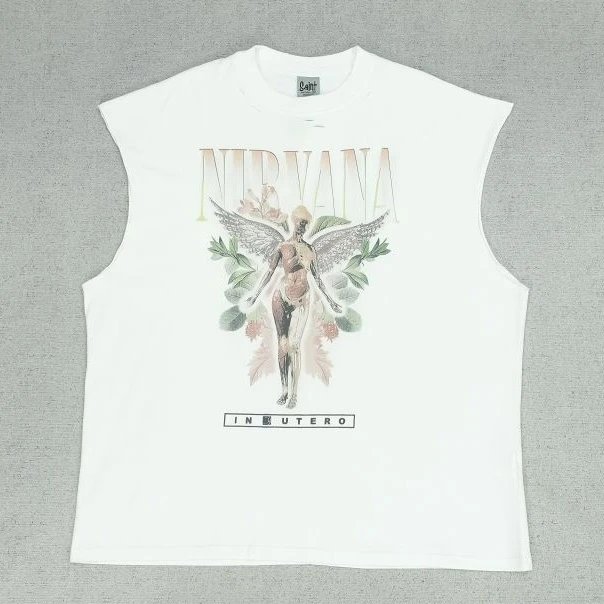 VI Short Sleeve Raglan Angel Print 839CH