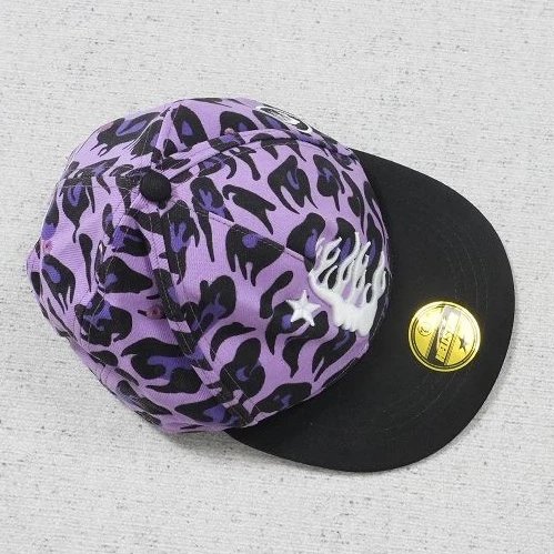 HE Camouflage Hat with White Logo