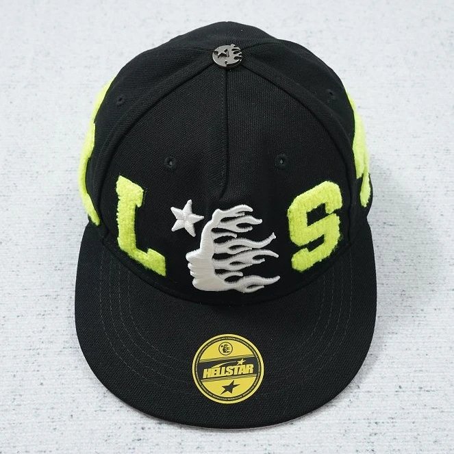 HE Hat Black with Towel Embroidery Around