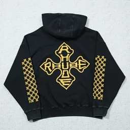 thumbnail for RH卫衣帽衫黄色十字90E