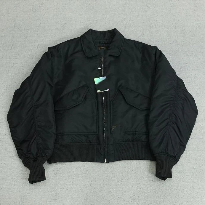 CT Black Zipper Padded Jacket R822