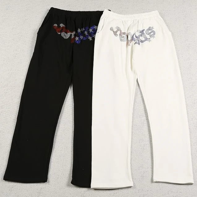SP Flag Letter Rhinestone Joggers