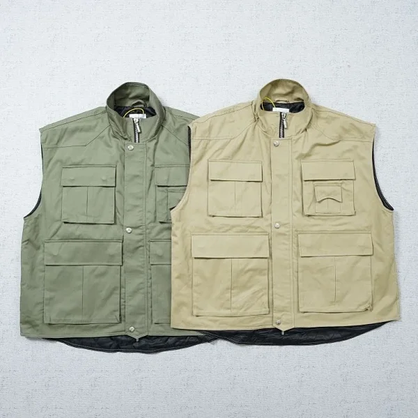 Japanese-Style Multi-Pocket Cargo Vest