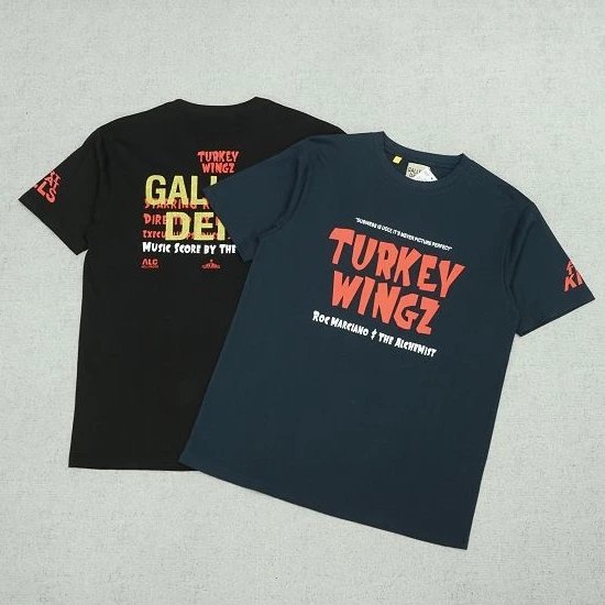 Gallery Dept Turkey Wingz Navy Graphic T-Shirt