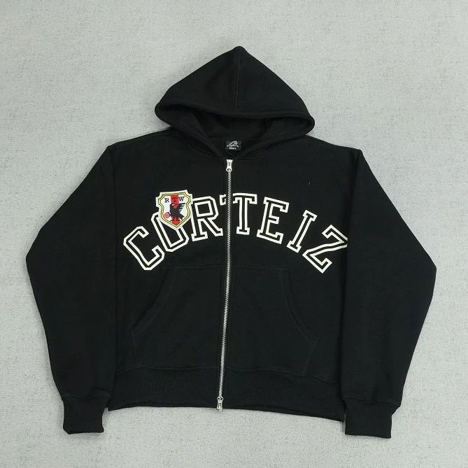 CT hoodie curved hollow letter 798WMN