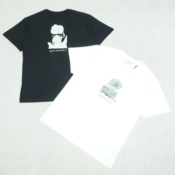 Carhartt White Bear Graphic Cotton Short Sleeve T-Shirt