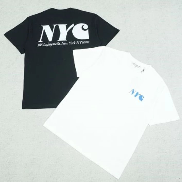 Carhartt NYC Graphic Cotton Crew Neck Short Sleeve T-Shirt