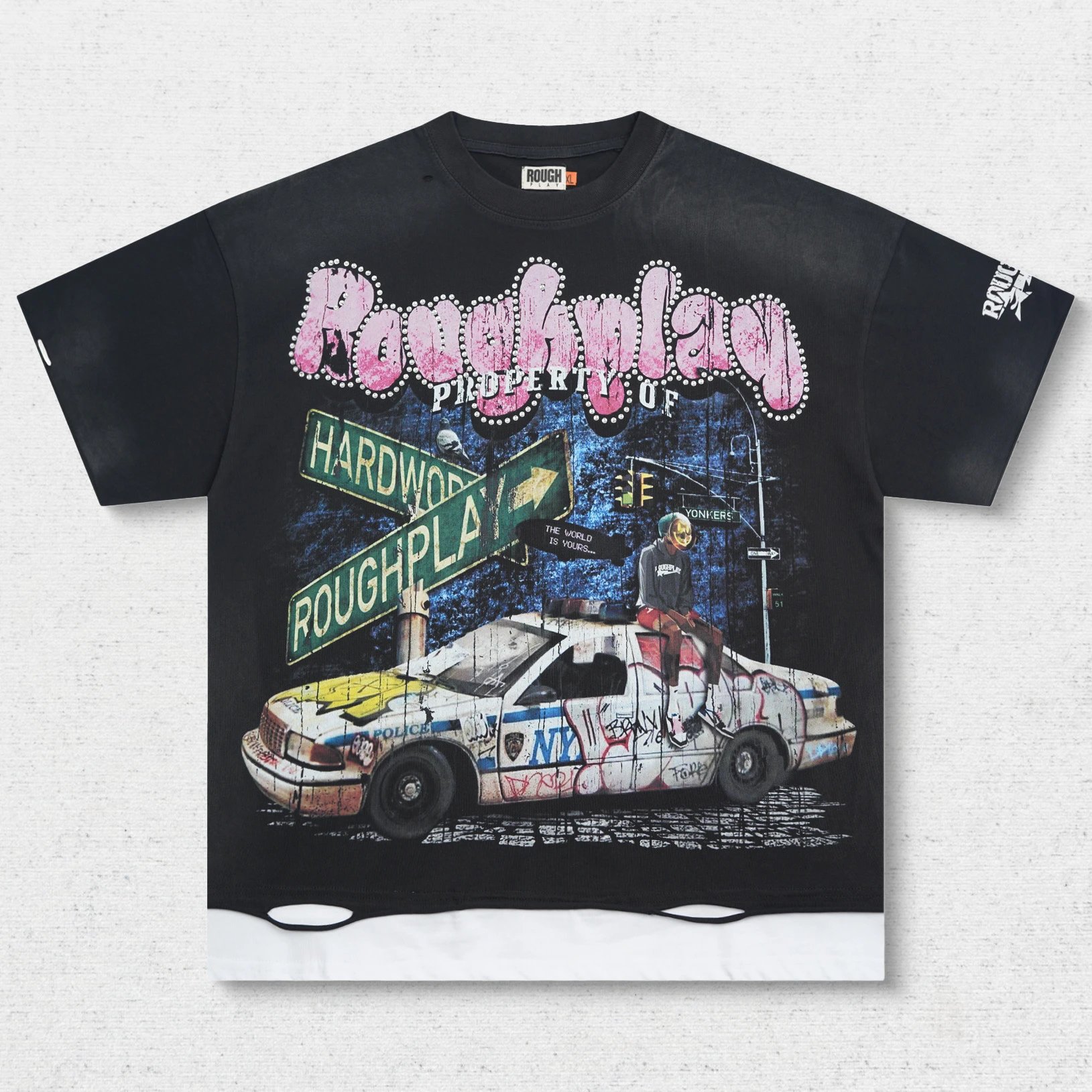 RP Graffiti Police Car T-Shirt
