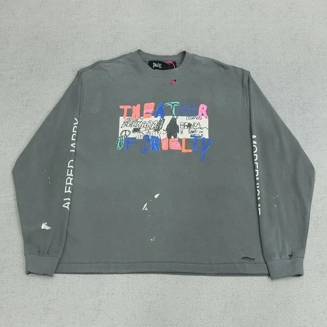 PAL长袖手绘THE字母R1025