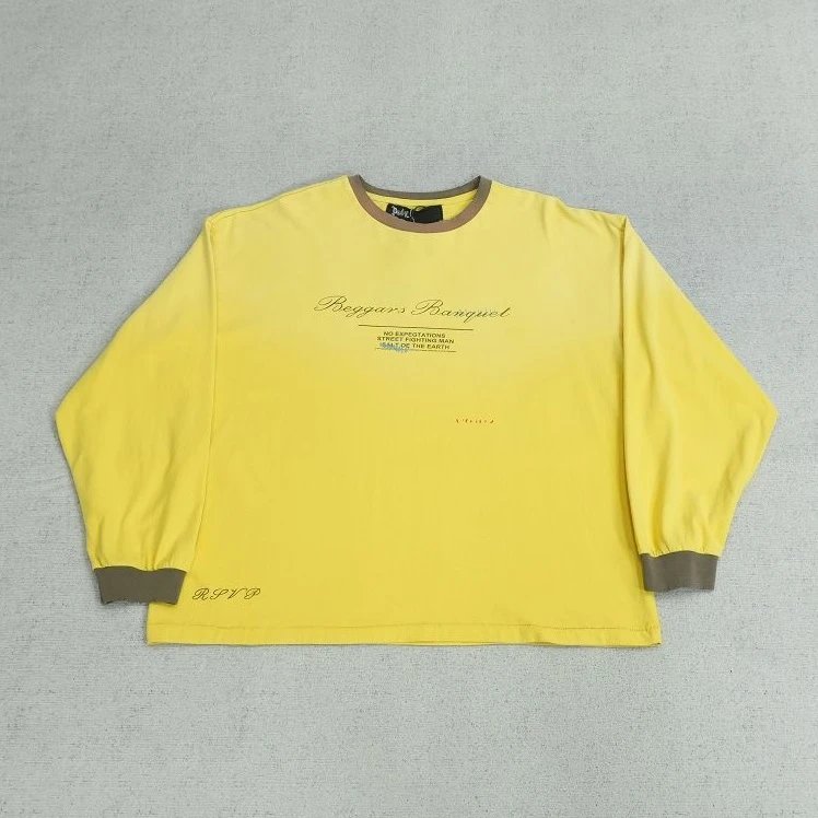PA Long Sleeve Distressed Rock Letter Tee R1125