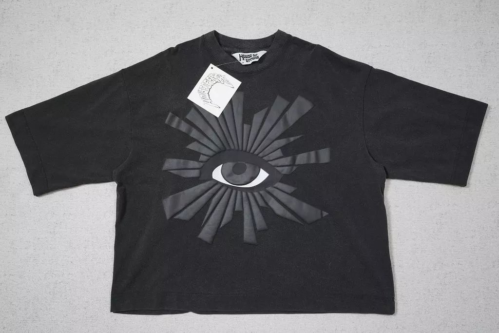 House of Errors Radiant Eye Oversized White T-Shirt