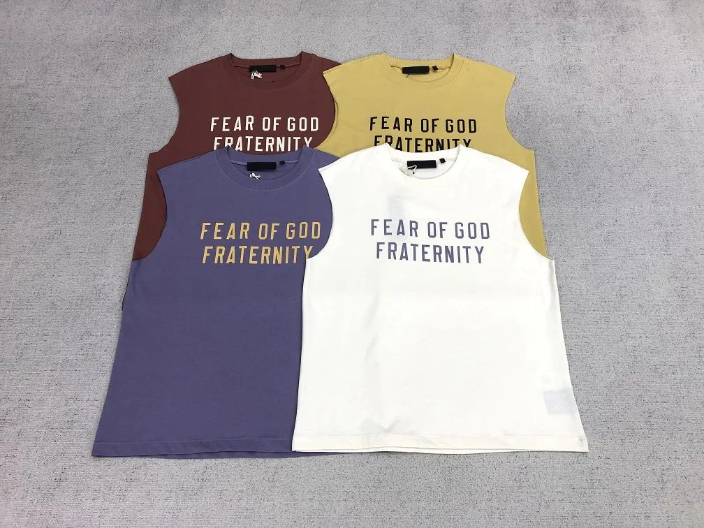F短袖背心FRA印花