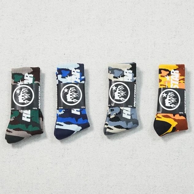 HE 4-Color Camouflage Socks