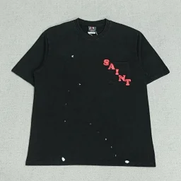 thumbnail for SM short sleeve hole diagonal red letter P737