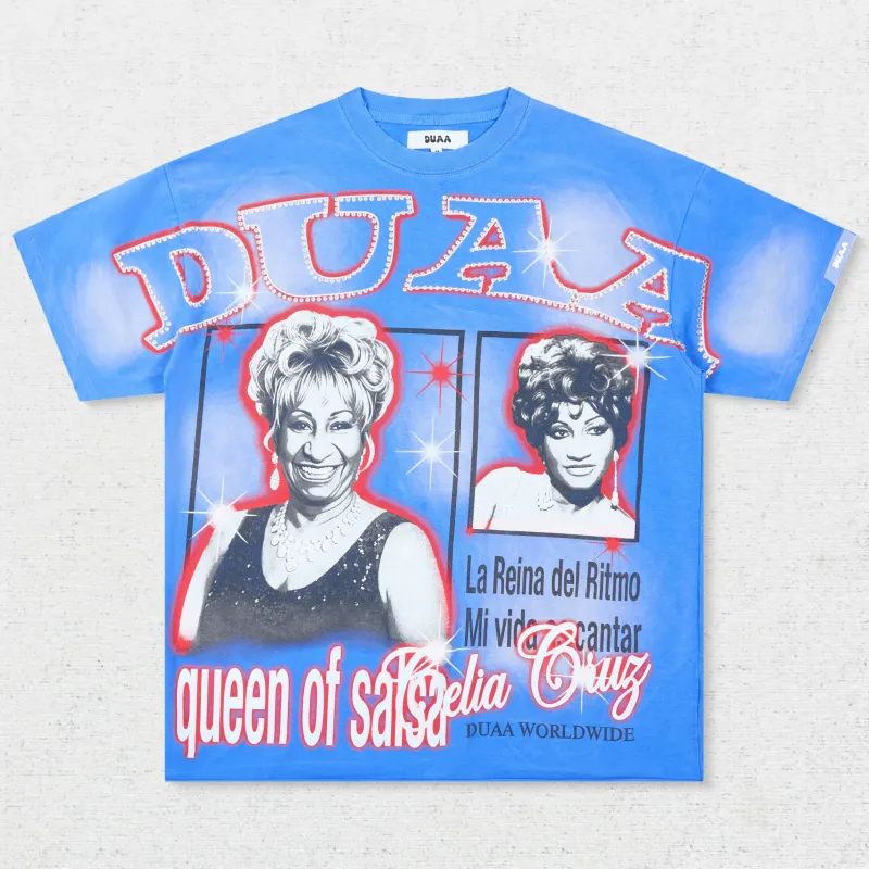 DU Dual Portrait Print T-Shirt