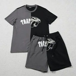 thumbnail for TR short-sleeved suit left gray right black stitching 28PK