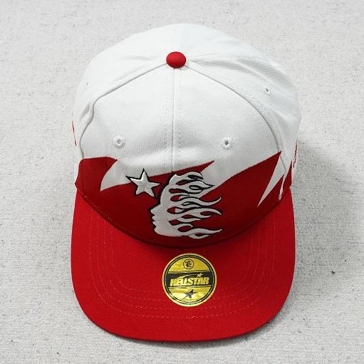 HE Hat White Logo Mask