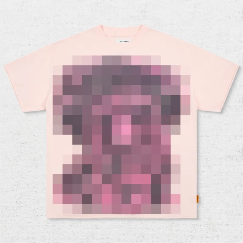 FR Cursive Letter Rhinestone T-Shirt