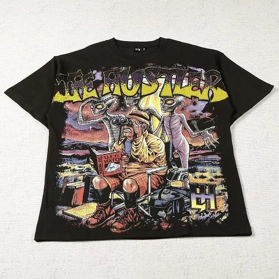 LH Alien Radio Colorful Print T-Shirt