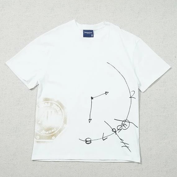 TS Short Sleeve Large Clock Print 24HD