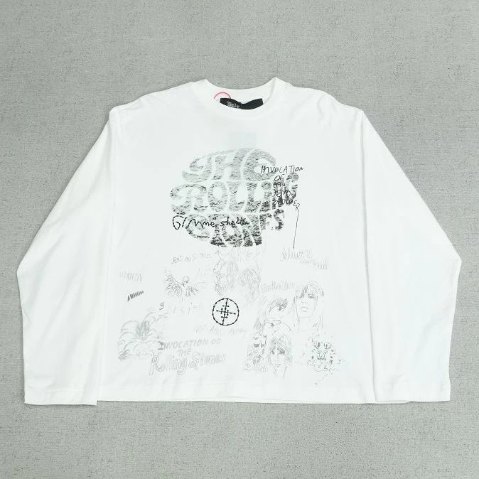 PAL long sleeved black painting graffiti R1021