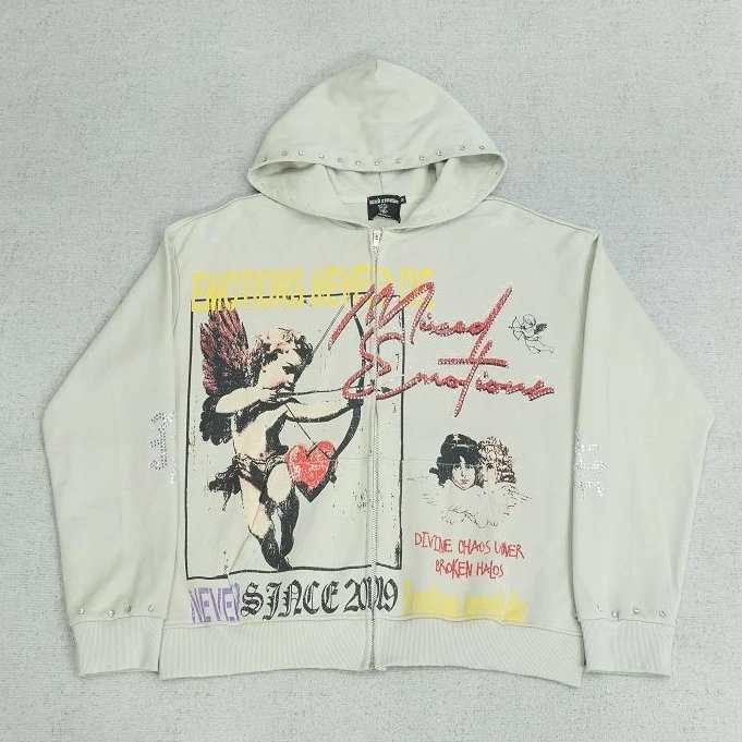 ME Hoodie Red Letter Little Angel R616