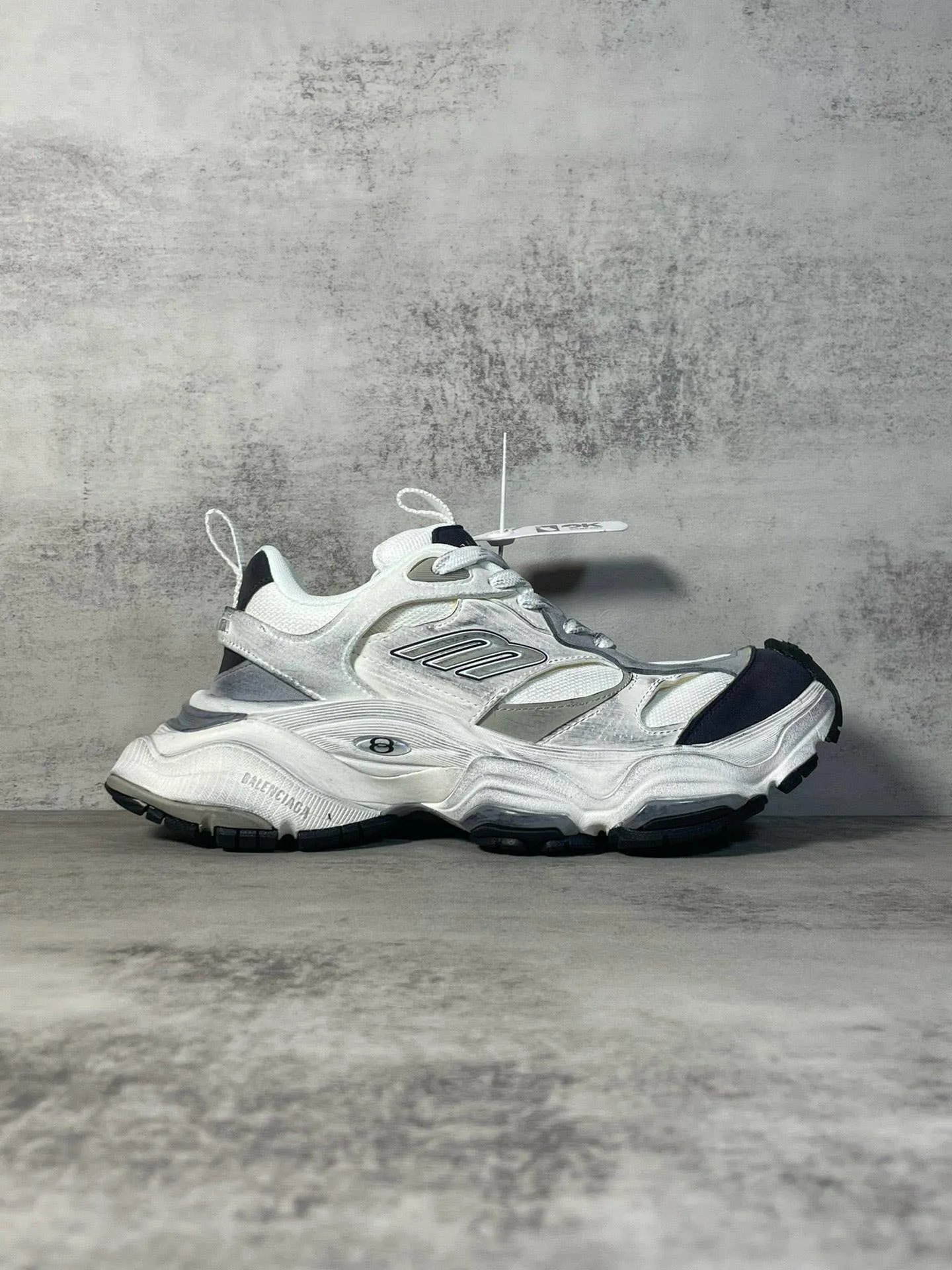 四色#【OK版 巴黎】Balenciaga巴黎世家 CARGO 网布 圆头系带 低帮 生活休闲鞋 男女同款 尺码35 36 37 38 39 40 41 42 43 44 45 46