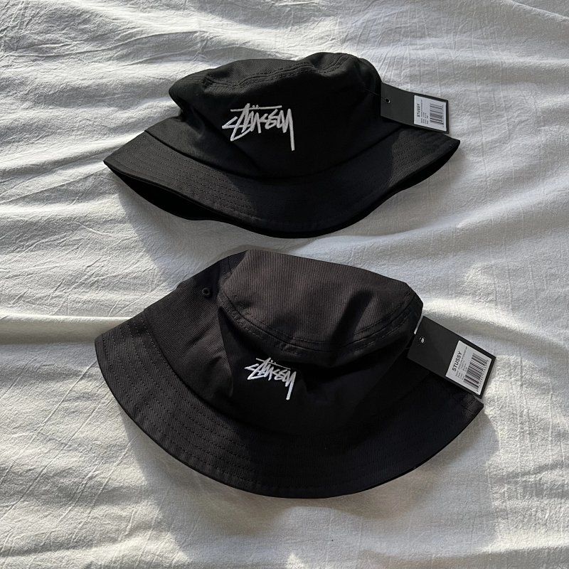 STUSSY bucket hat 2 design (big logo and small logo)——(ZG^02)