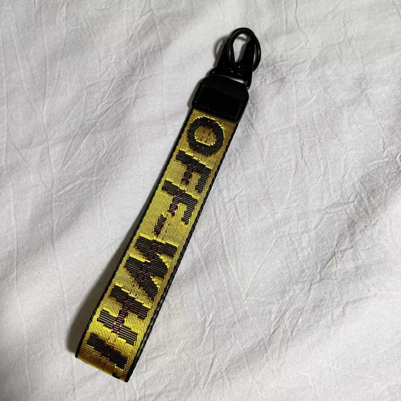 OFF WHITE Industrial Key Chain black & silver