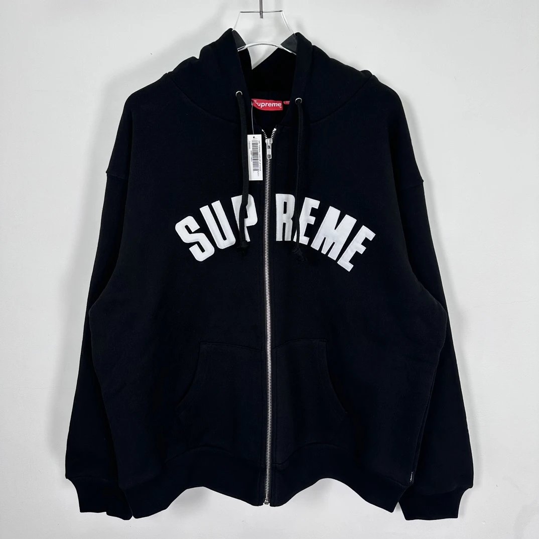 ARC Waffle Hoodie: Black Black