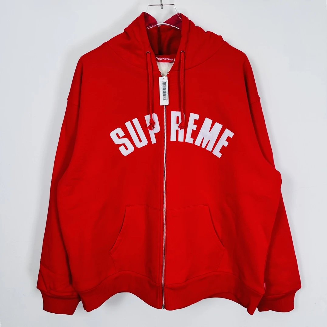 ARC waffle hoodie: red red