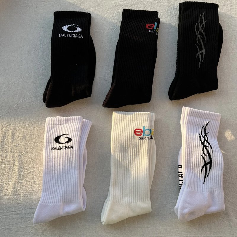 BAL x AD towel bottom socks