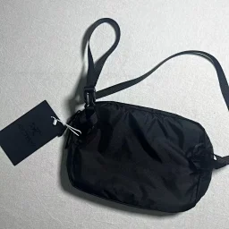 thumbnail for Birder crossbody bag fanny pack waterproof one-shoulder outdoor all-black unmarked waist bag faintly waterproof