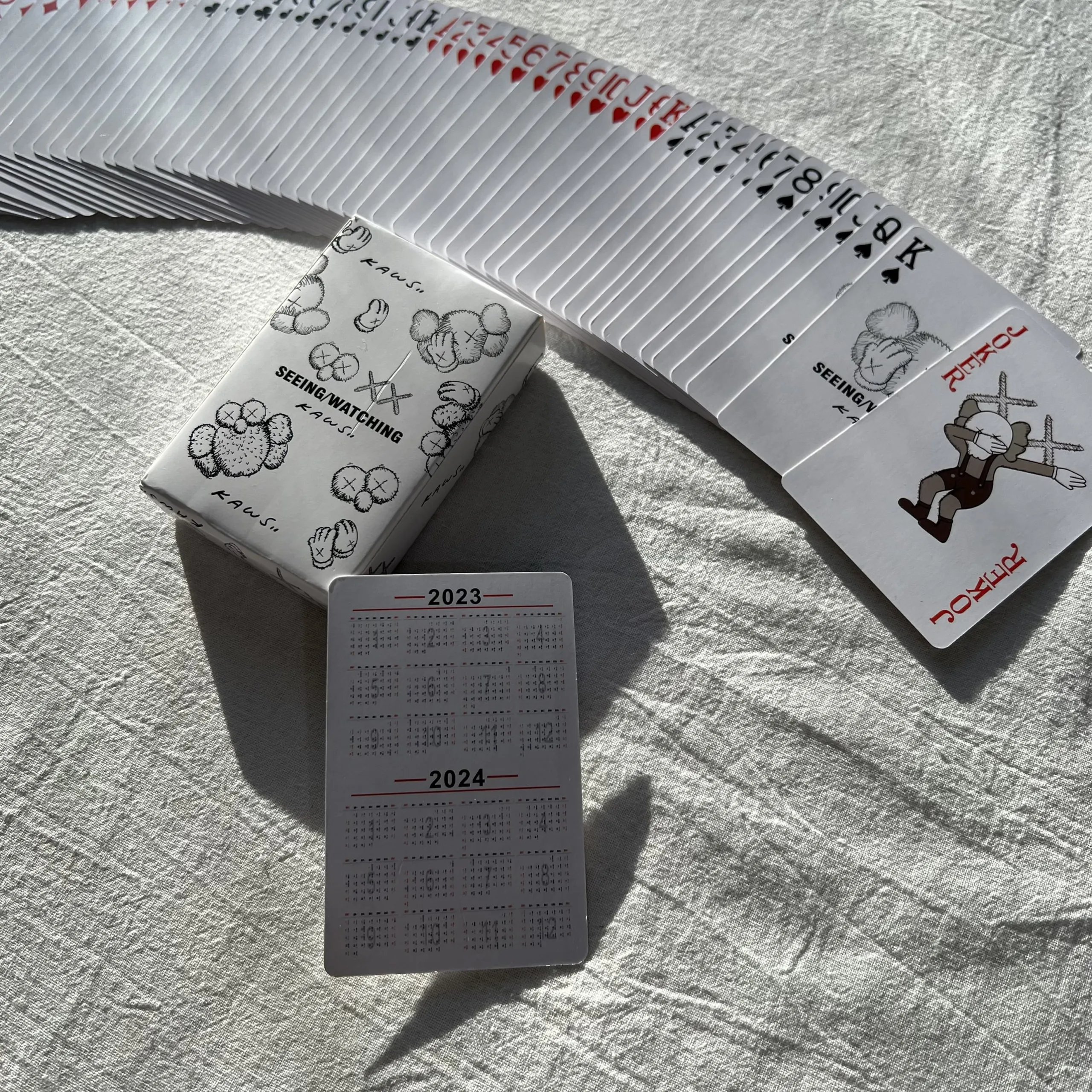 KWAS White Playing Cards