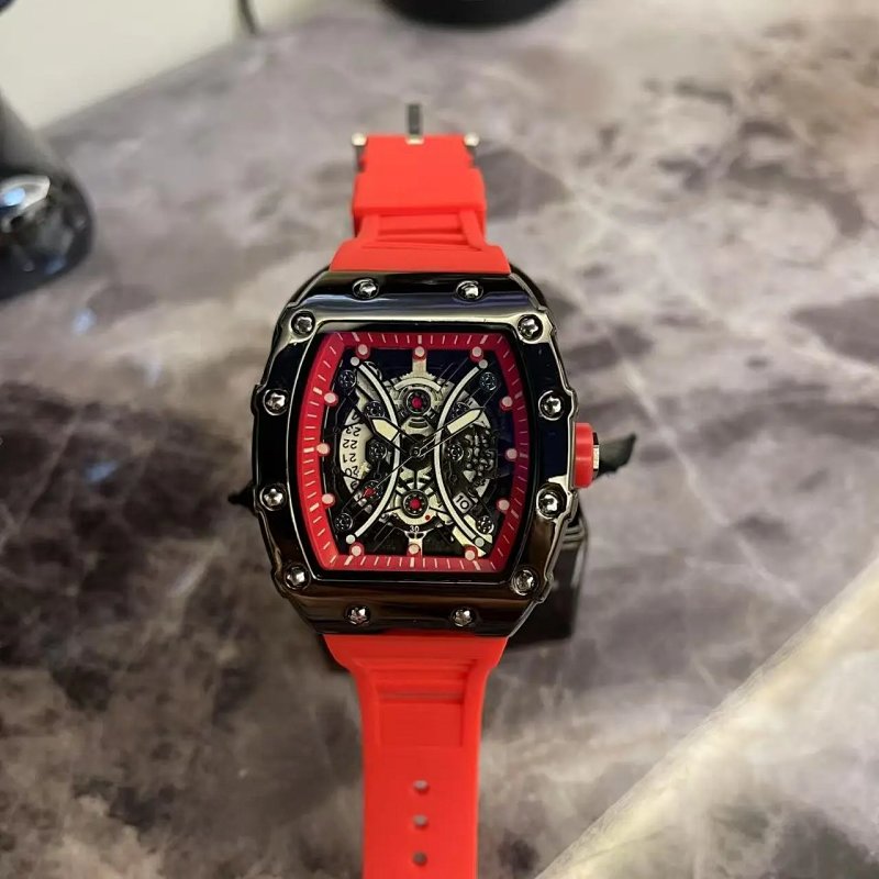 酒桶形 大表盘 waterproof 石英表