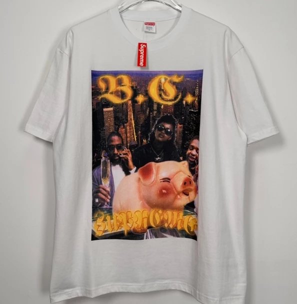 Supreme x Bernadette Corporation SS23 Money Tee Lucky Pig print