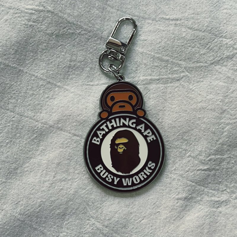 Bape Metal Keychain