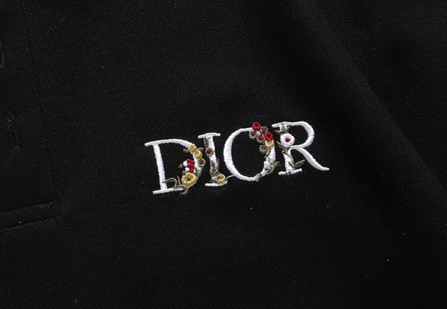 Dior Shirts Short-Sleeve Logo Polo Shirt product detail image 11