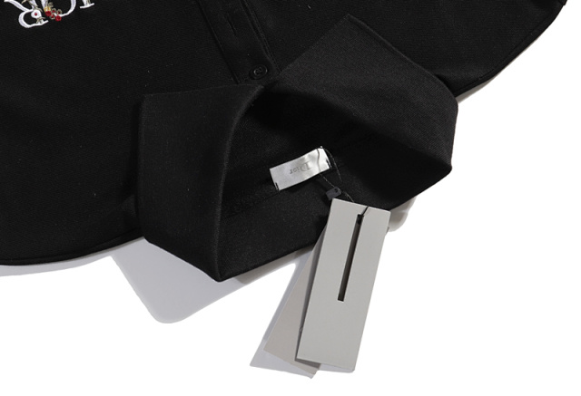 Dior Shirts Short-Sleeve Logo Polo Shirt product detail image 13