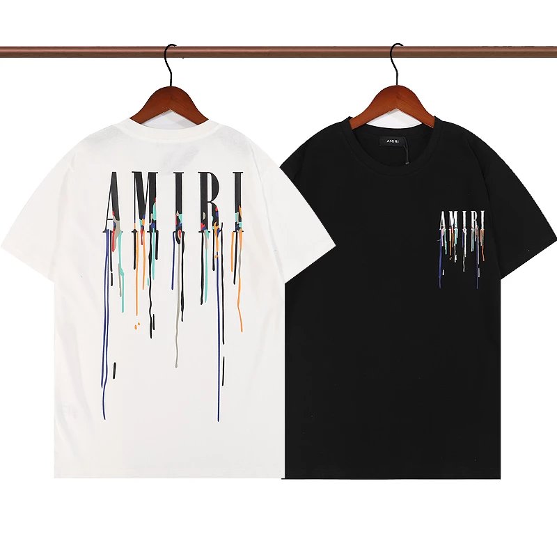 Item Thumbnail for 🔥 AMIRI🛒* 🛒T恤👕推荐 22𝙉𝙀𝙒——
40支高品质双纱面料
流彩字母印花百搭T恤