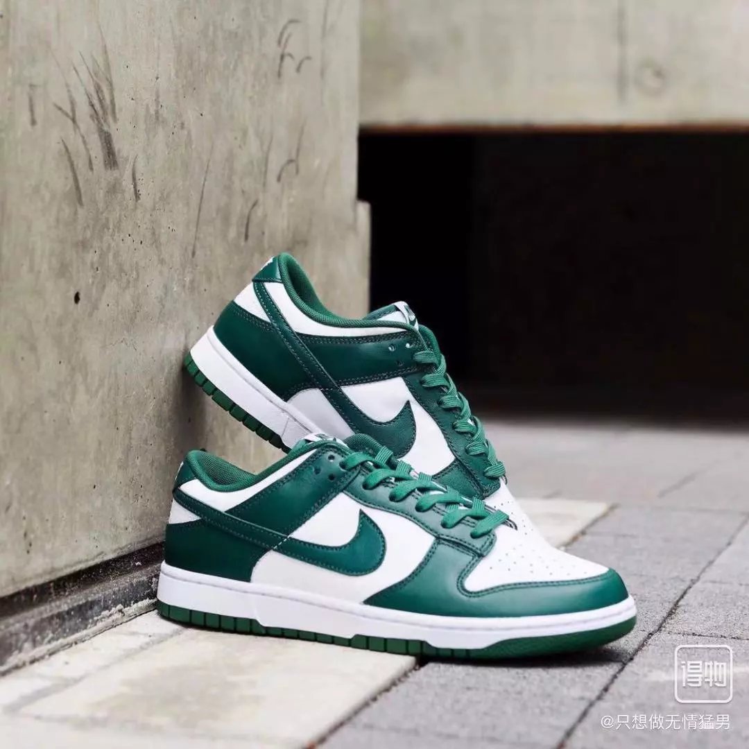 High version top layer Dunk Low white green low top shoes for couples, sports and casual skateboarding shoes for men and women [try on normal sports shoe sizes] dozens of color combinations