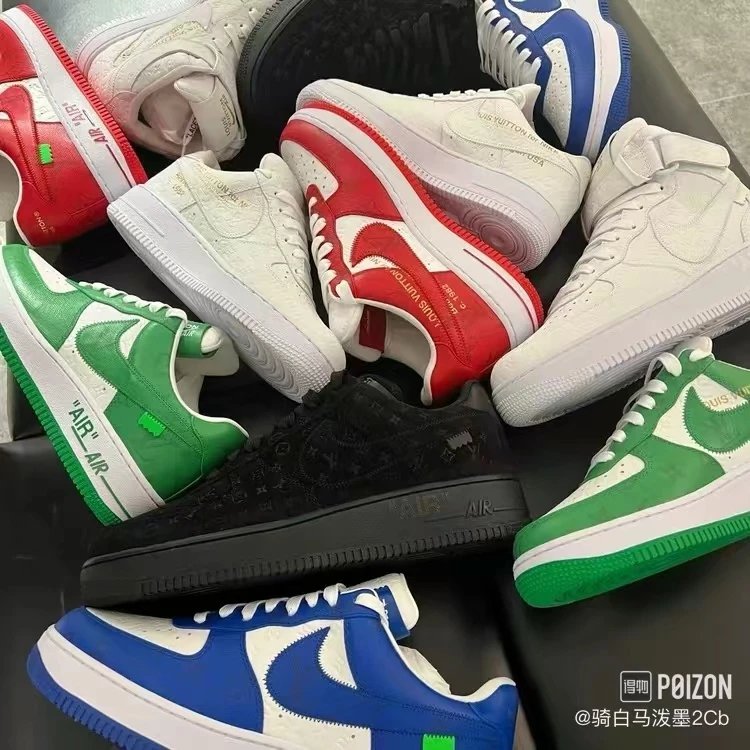 Co-branded models Air Force 1 Low Air Force One low top multiple color matching Hundreds of casual sports board shoes [try on normal sneaker size].