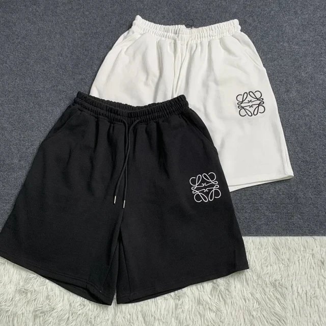 Loewe Embroidered Wide Shorts