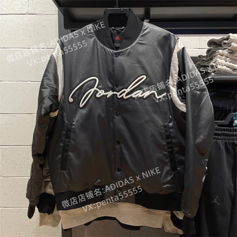 Men's Nike Padded Jacket Jordan Unisex Winter New Arrival AJ Quilted Jacket Classic Jumpman Embroidery Logo Sports Hoodie Loose Fit Woven Water-Resistant Thick Warm Streetwear Cotton Coat Mens Outdoor Cold-Weather Stand Collar Baseball Flight Windbreaker Jacket Nike Puffer Jacket Women HF9298 045
