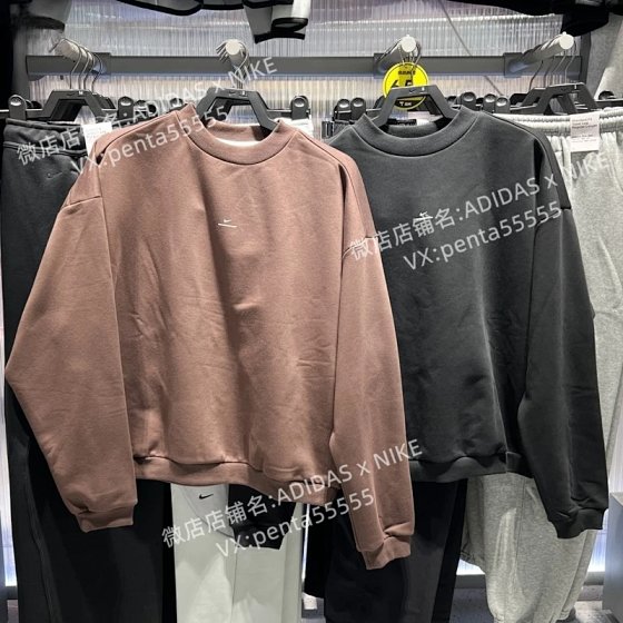Men's size Nike hoodie for couples in winter, classic small hook print logo, American retro sportswear, loose and casual knitted fleece warm and trendy brand hoodie for men's basketball training, outdoor running, round neck pullover, sports hoodie, Nike hoodie for women IM5902 010 237 619